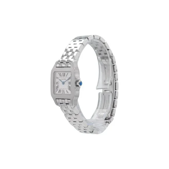 Cartier Santos Demoiselle 2698 White Roman Dial - Picture 3 of 10